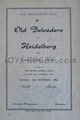 Old Belverdere Heidelberg 1954 memorabilia